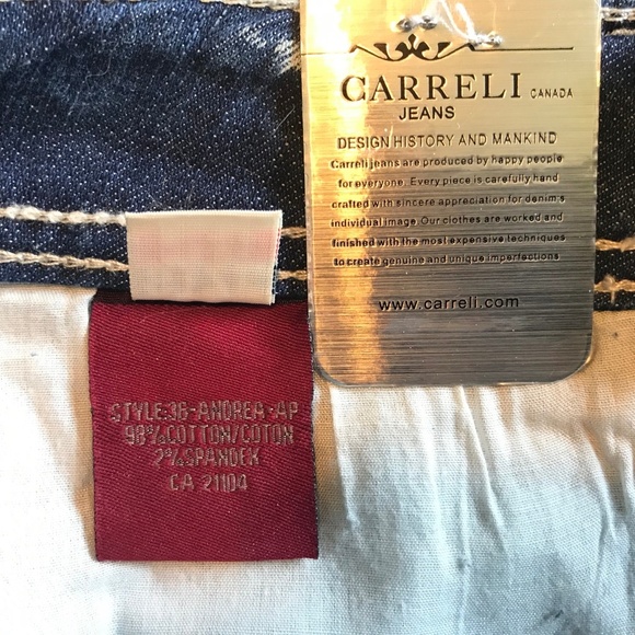 NWT Carreli Jeans ANDREA, 28 TALL - Picture 6 of 6